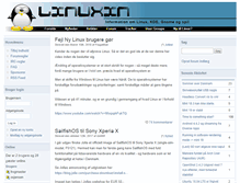 Tablet Screenshot of mail.linuxin.dk